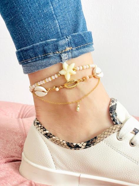 tobillera doble plana y mariposa atoi12