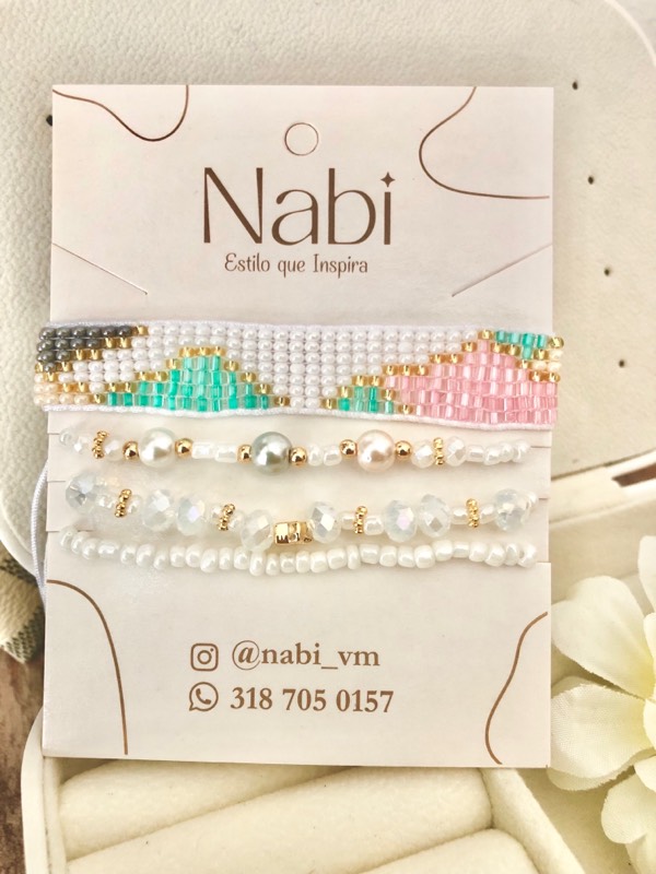 Set Pulseras Montañas