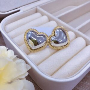 Topo Corazón Plateado