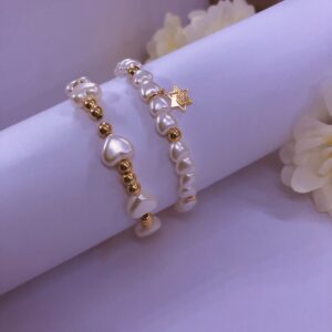 Set Pulseras Corazón