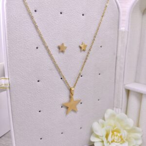 Set Estrella: collar con topos
