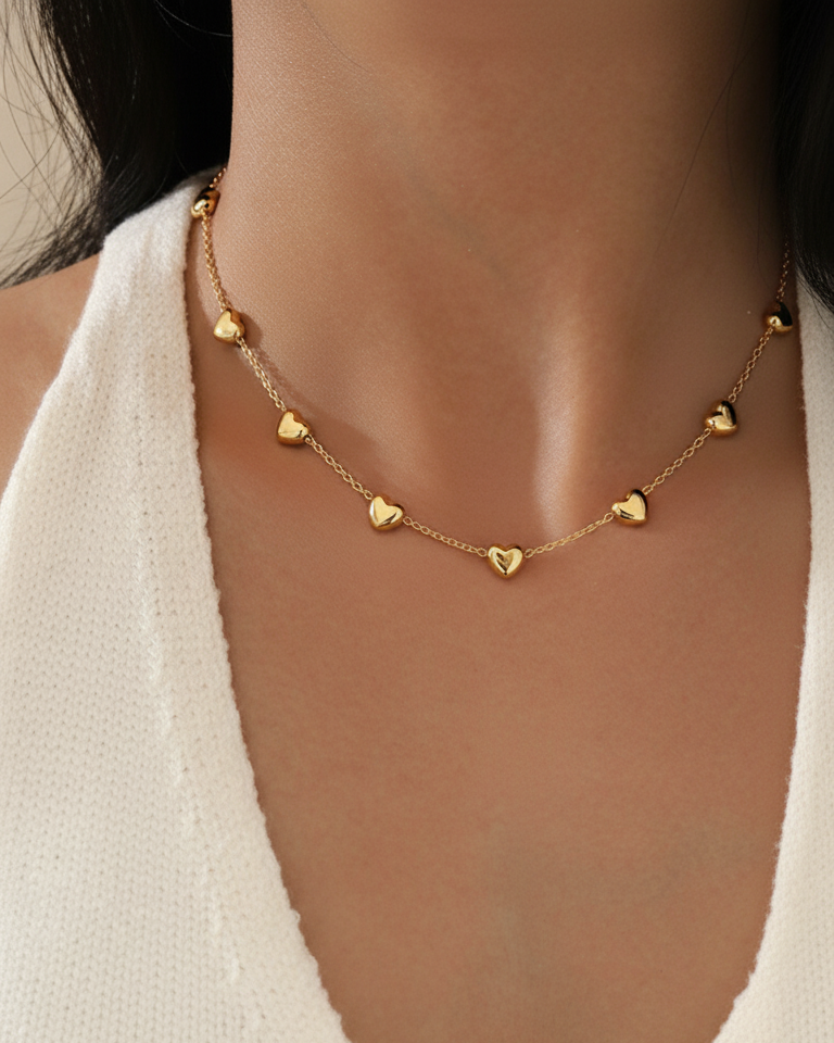 choker corazones