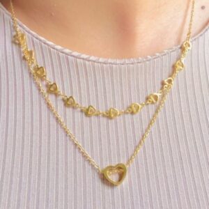 Set Amor: Collar con topos